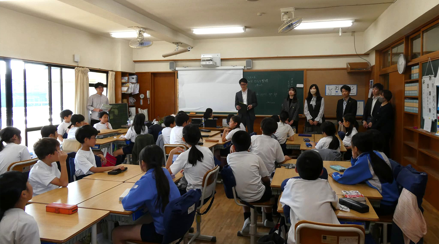 自由学園 出前授業の様子